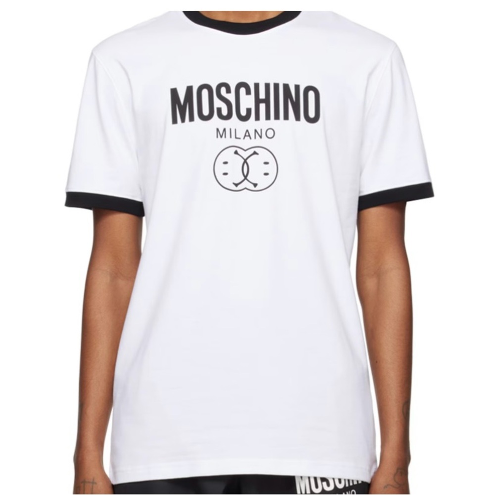 Moschino Monochrome Logo Tee
